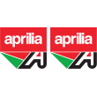 Aprilia A sticker with logo