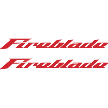 Honda Fireblade stickers - Alternative