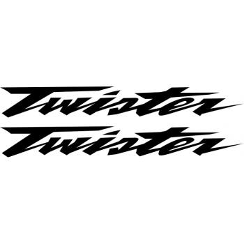 Honda Twister decals - Single colour