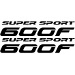 Honda 600F supersport stickers