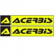 Acerbis stickers - colour with lettering