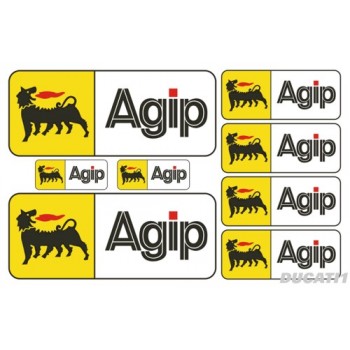 Agip sticker set