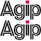 Agip Lettering