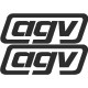 AGV sticker - Single colour lettering