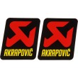 Akrapovic sticker - Boxed colour