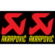 Akrapovic Large Logo Yellow Sticker