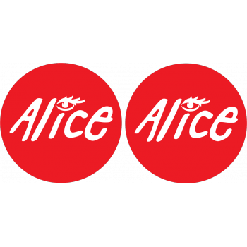 Alice sticker - Colour
