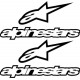 Alpinestars decals - Single colour logo