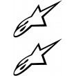 Alpinestars decal - Single colour logo