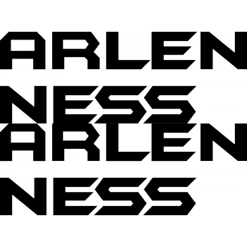 Arlen Ness Solid Split Sticker