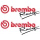 Brembo Racing stickers - Colour