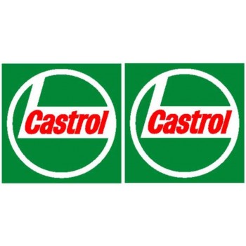 Castrol stickers - Round