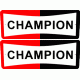 Champion stickers - Colour