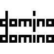 Domino Lettering