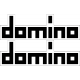 Domino Lettering Outlined Sticker