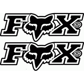 Fox sticker - Single colour