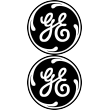 General Electric Logo Cut Out Decal