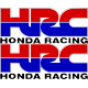 Hrc Honda Racing Sticker