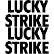 Lucky Strike Lettering