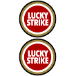Lucky Strike Logo Cut Out Decal