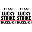 Lucky Strike Team Suzuki Decal