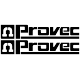 Provec Logo And Lettering - Single Colour Sticker