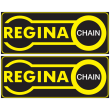 Regina Black Background Sticker