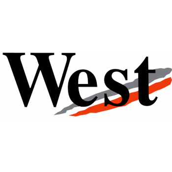 West sponsor sticker - Black