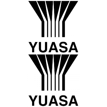 Yuasa Large Lettering - Single Colour Sticker